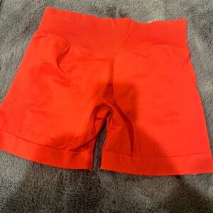 *Never Worn* SHEIN Vibrant Red Bike Shorts